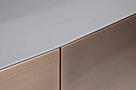 Комод Garda Decor 58DB-CH14803 (Бронза/Серый)