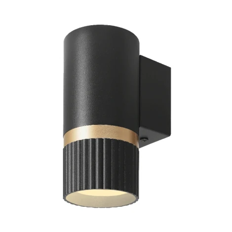 Настенный светильник Wolta WSL-GU10/W19BG под лампу GU10 Черный / золотой DUO