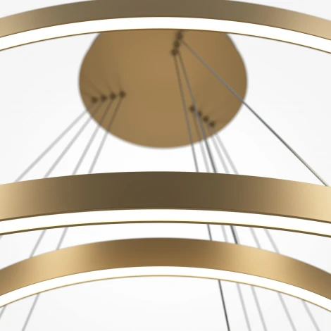 Подвесной светильник ярусный светодиодный Maytoni Rim MOD058PL-L174BSK (220V, на тросе)