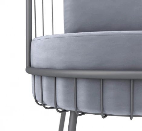 Диван Sheffilton SHT-SF8 стальной серый/графит муар 4304268602