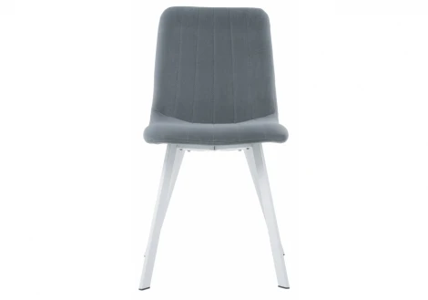 Стул на металлокаркасе sling white / gray