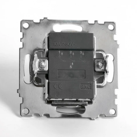 Выключатель трехклавишный (шампань) Stekker Катрин 49174