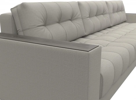 Диван угловой с декором Лига-049 НПБ Лонг Лига Диванов (Рогожка) арт.128289