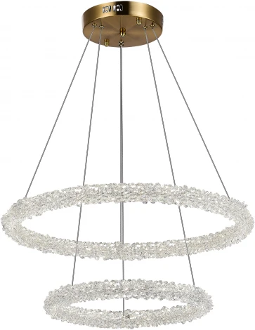 Подвесной светильник ярусный Avana SL6110.203.02 ST Luce (регулировка яркости, LED, 220V, пульт управления, на тросе, кольцо)