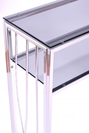 Консольный стол AllConsoles 1124-CS grey серебряный