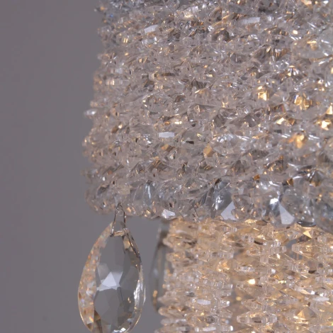 Подвесная люстра хрустальная Reluce 02098-0.4-1000L MX CH