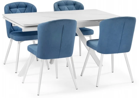 Кухонный стол Вилли Notta (Металл,Керамика/Белый) арт.617084