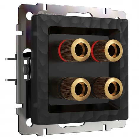 Акустическая розетка (hammer черный) Werkel W1285008 (a052041)