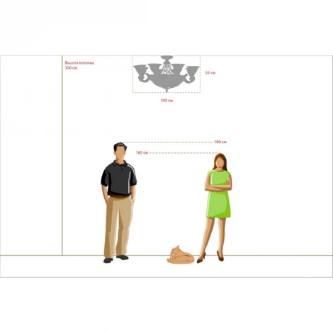 Подвесная люстра Chiaro Айвенго 382012812