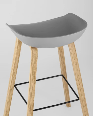Стул барный Stool Group LIBRA СЕРЫЙ УТ000000662