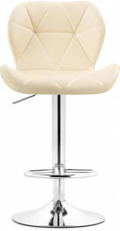 Барный стул Woodville Trio beige / chrome