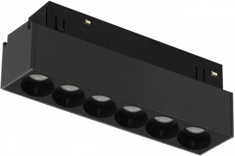 Трековый магнитный светильник 48V iLedex Vision48/22 4822-002-L120-6W-38DG-4000K-BK