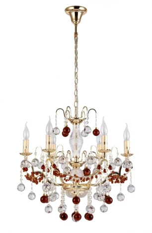 Подвесная люстра Crystal Lux FRUTA SP6 GOLD