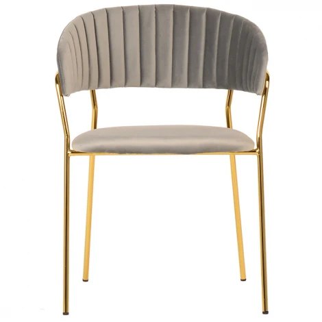 Стул Turin бирюзовый с золотыми ножками