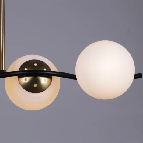 Потолочная люстра на штанге Reluce 36364-0.3-06 BK+COP (220V, шар)