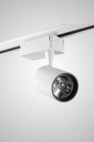 Однофазный трековый светильник светодиодный AM Group TRACK AM227-10W BK 3000K (220V)