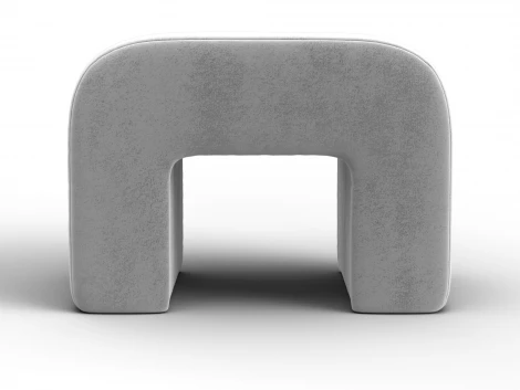 Пуф 008 (ДСП,Брус,Фанера,Велюр/Молочный) Лига Диванов 132382