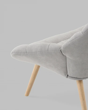 Кресло Олби Страйпс светло-серый Stool Group арт.УТ000040101