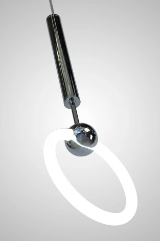 Подвесной светильник светодиодный AM Group AM453 D200 CH (220V, на проводе, кольцо)