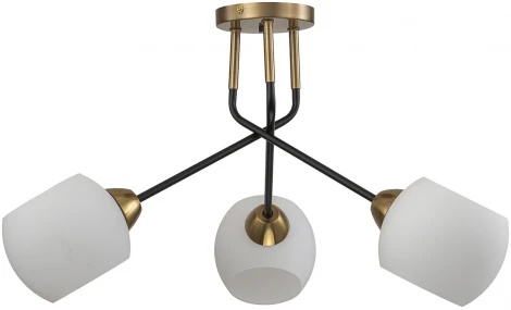 Потолочная люстра на штанге Escada Bond 2113/3P E27*40W Copper/Black (220V)