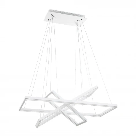 Подвесной светильник светодиодный с пультом с регулировкой цветовой температуры и яркости LED4U LED4U L11001-3HL WH