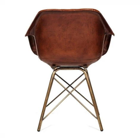 Кресло Secret de Maison Имес Булл/Eames Bull (мод. M-17668) металл/кожа буйвола, 61х49х80см, античная медь/коричневый Tetchair 12226