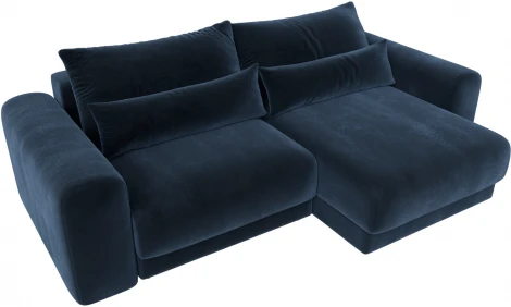 Диван угловой Лига-056 НПБ угол универсальный Лига Диванов (Велюр) арт.129151
