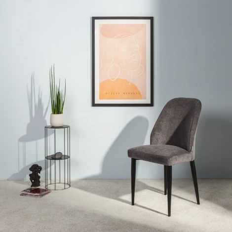 Стул R-Home Alen Грей/Чёрный