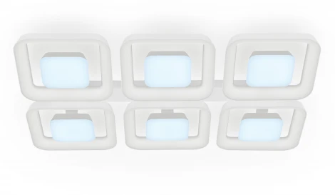 Потолочная люстра светодиодная с ДУ Ritter Domino 52011 5