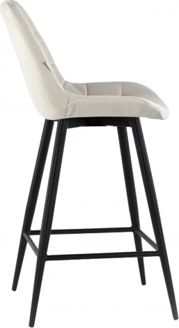 Стул барный Флекс с поворотным механизмом велюр бежевый Stool Group арт.УТ000040033