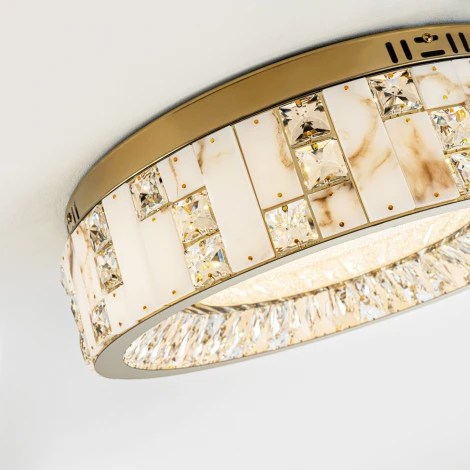 Потолочный светильник светодиодный с пультом с регулировкой цветовой температуры Modelux ML.2400.500 GD