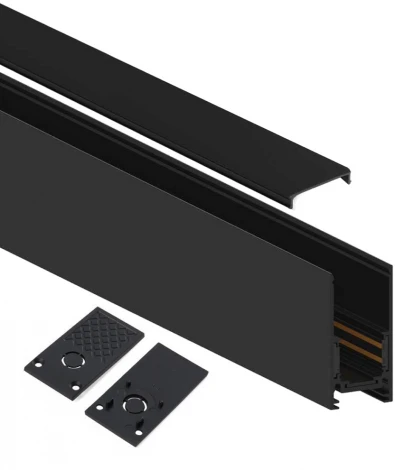 Шинопровод низковольтный черный 1м Feron CABM1000 41959