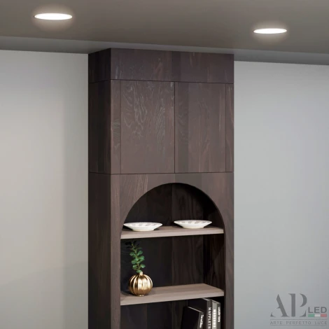 Точечный светильник встраиваемый APL LED Ingrid 3322.LDY9016/9W/4K (220V, круглые, IP40)