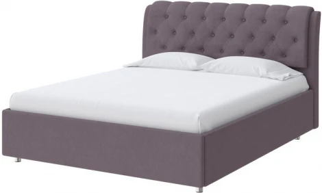 PROxSON Кровать Chester (Ткань: Рогожка Тетра Слива) 180x200