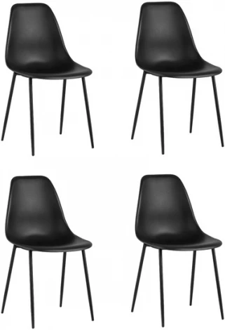 Стул KON черный 4 шт. Stool Group (арт.УТ000037267)