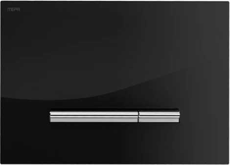 Кнопка смыва Mepa Sirius B 421751 черное стекло