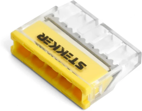 Клемма пружинная 5-и проводная Stekker 32391