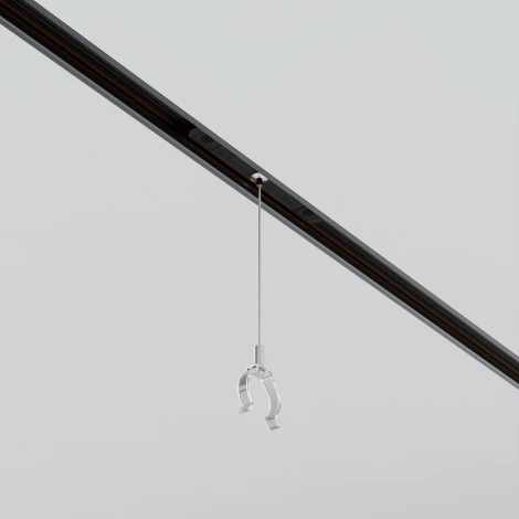 Коннектор с тросовым подвесом Tau в шинопровод Exility Maytoni Accessories for tracks Exility TRA101SWT-2B (48V)