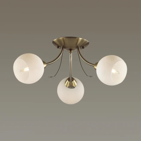 Люстра потолочная Tula 5265/3C античная латунь E14 3*40W