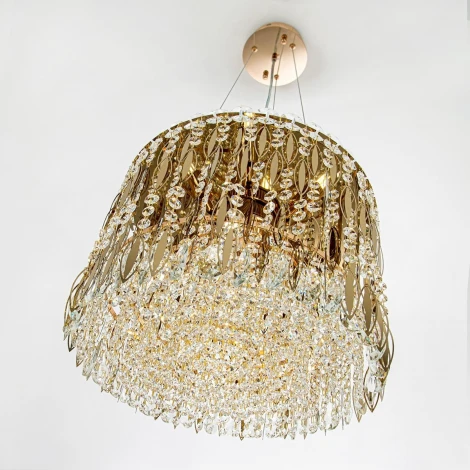 Подвесная люстра хрустальная Modelux MODELUX ML.315.6 GD