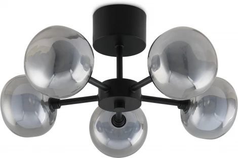 Потолочная люстра на штанге Freya Shimmer FR5435PL-05B (220V, шарики)
