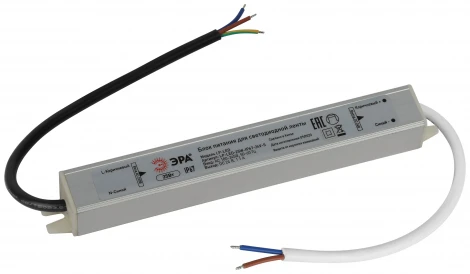 Блок питания 24V светодиодной ленты 25W ЭРА LP-LED-25W-IP67-24V-S