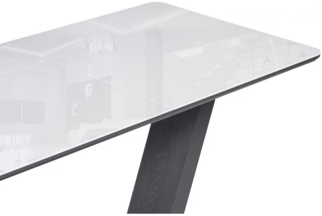 Стол на тумбе Notta Иматра 140 ультра белый / черный 517336