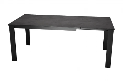 Стол DikLine DKT130 Керамика мрамор Бронза/подстолье черное/опоры черные арт.00-00076716