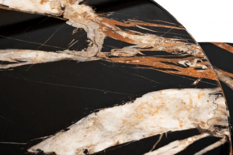 Журнальный стол Garda Decor 57EL-ET101B-BL (Золото/Черный)