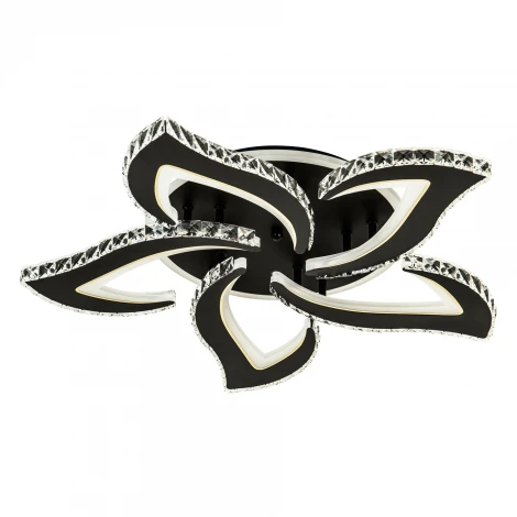 Потолочная люстра светодиодная на штанге с пультом с регулировкой цветовой температуры и яркости LED4U LED4U L2839-5 BK