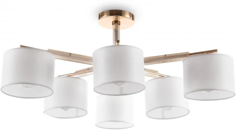 Потолочная люстра на штанге Freya Pipe FR5386CL-06G (220V)