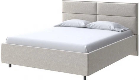 PROxSON Кровать Pado без основания (Ткань: Велюр Gratta 1 Шампань) 200x200