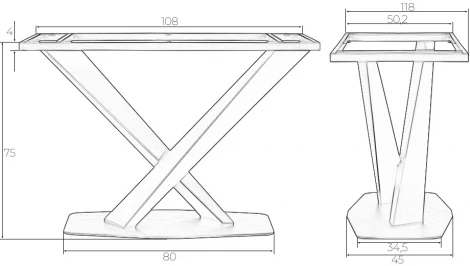 Подстолье обеденное DOBRIN FILIPPO