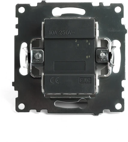 Переключатель одноклавишный (золото) Stekker Катрин 49214